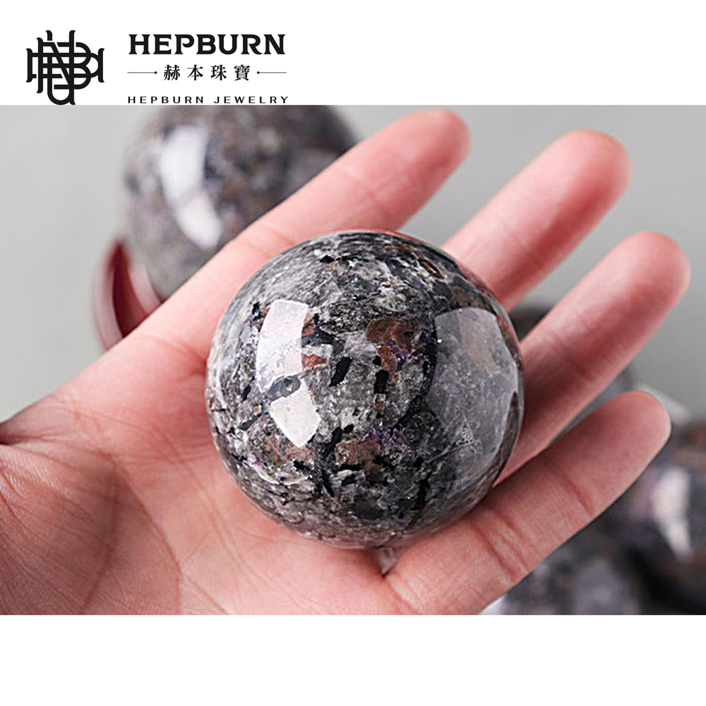 【赫本珠寶】烈焰火焰石水晶球(約58~62mm),收藏水晶,水晶擺件,能量寶石,紅色水晶,招財水晶