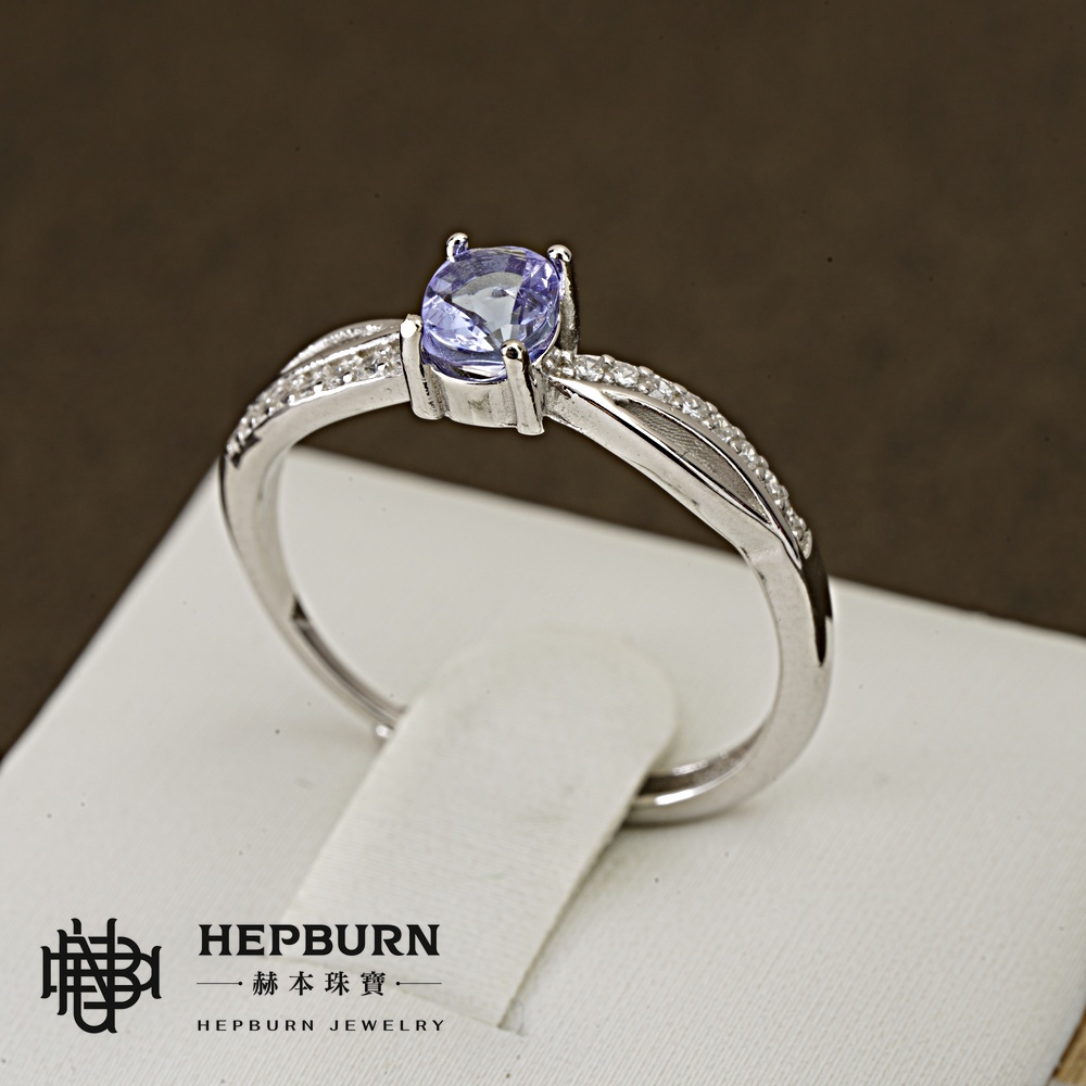 【赫本珠寶】設計款-星渡晶眼坦桑石活口戒指,舒適戒指,智慧寶石,藍紫寶石,直覺提升,靈性覺醒