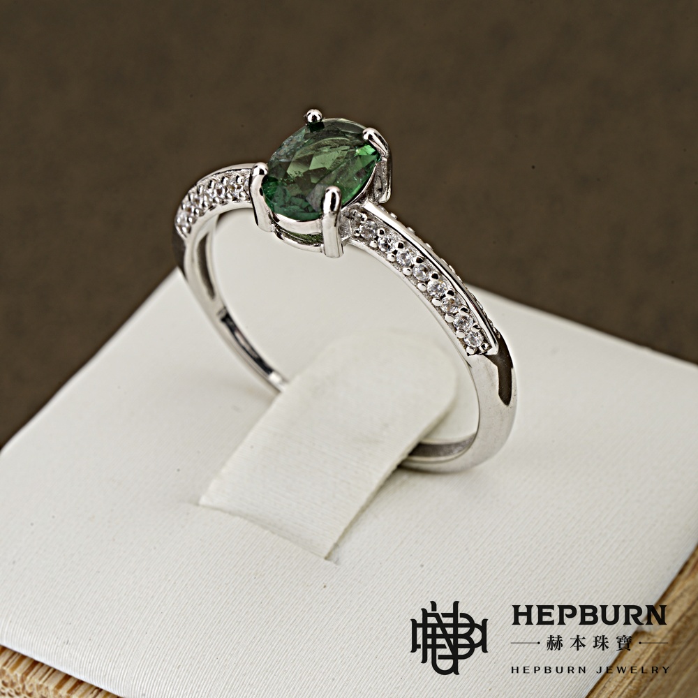 【赫本珠寶】設計款-綠耀心明綠透輝石活口戒指,能量戒指,天然水晶,心輪寶石,靈性守護,智慧提升