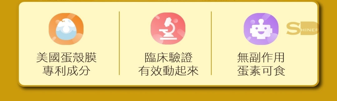 【SHINER】耐固膜®強化膠囊 (30顆/瓶),活力關節,玻尿酸,軟骨素,葡萄糖胺,舒緩關節