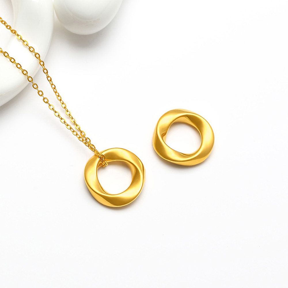 【赫本珠寶】996黃金莫比烏斯環項鍊-0.08錢(圓環直徑12.7mm),G011,【赫本珠寶】996黃金莫比烏斯環項鍊-0.08錢(圓環直徑12.7mm),996黃金,高貴閃耀,黃金送禮首選