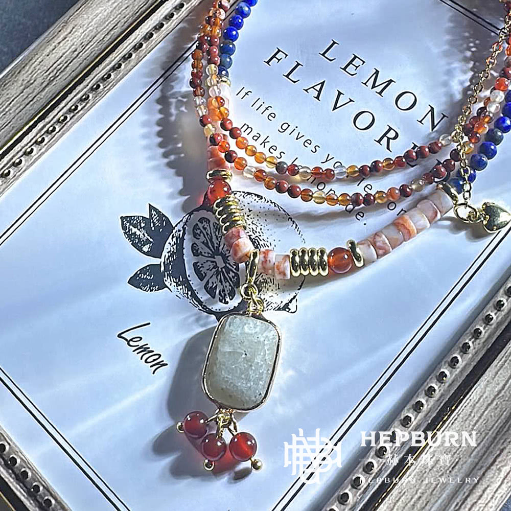 【赫本珠寶】夢入敦煌灰曜石青金紅瑪瑙項鍊(3mm),敦煌風情典雅古韻,20260130-01,【赫本珠寶】夢入敦煌灰曜石青金紅瑪瑙項鍊(3mm),所有商品,赫本珠寶