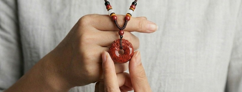 【赫本珠寶】圓守晶曜 · 晶體貔貅平安扣項鍊 | 男女款,能量飾品,招財進寶,保平安,避邪化煞,男女對鍊