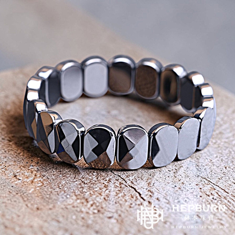 【赫本珠寶】量子x太赫茲圓角鑽切面手排｜能量共振｜釋放量子能量與太赫茲波,黑科技穿搭,時尚手排,循環舒緩,能量守護,太赫茲飾品