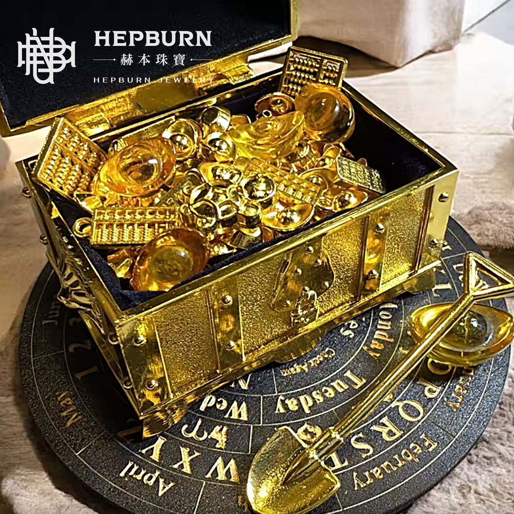【赫本珠寶】金元寶-金喜連發開運寶藏箱/招財/開店/財運/發財/開運,金運亨通財氣滿溢,20250614-17,【赫本珠寶】金元寶-金喜連發開運寶藏箱/招財/開店/財運/發財/開運,赫本珠寶,招財轉運