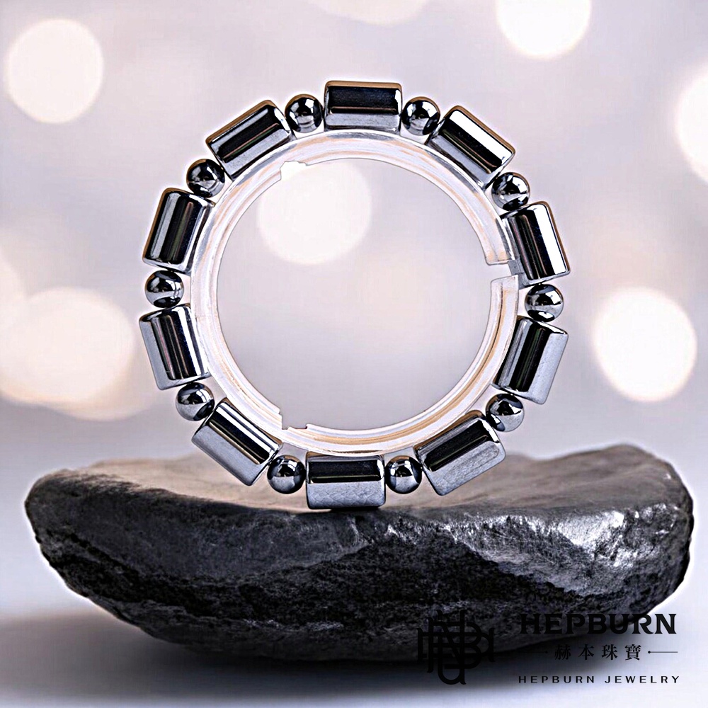 【赫本珠寶】量子x太赫茲雙珠方塊手排｜能量共振｜釋放量子能量與太赫茲波,健康飾品,科技美學,能量守護,循環舒緩,太赫茲波