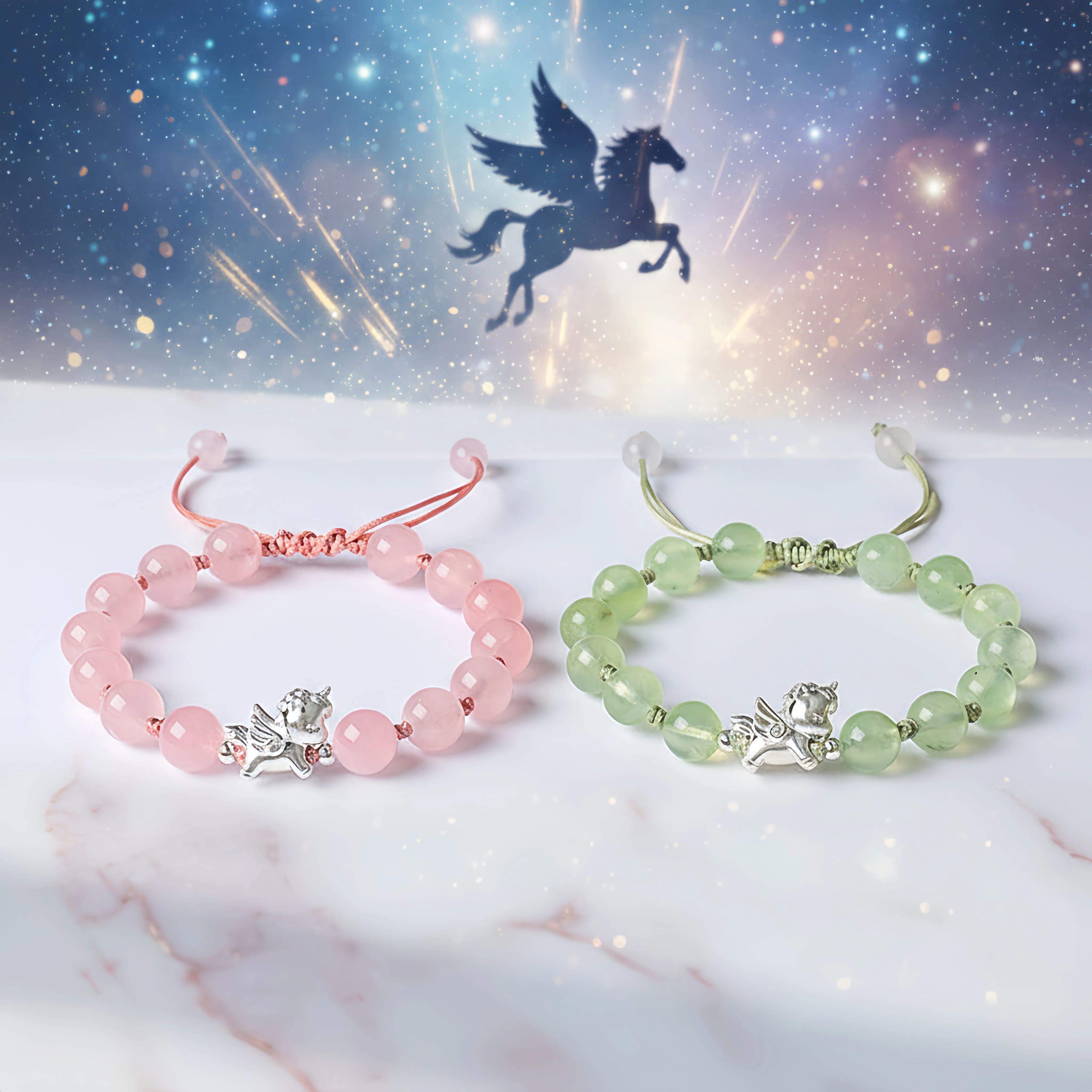 【赫本珠寶】設計款-天馬啟運 · 999純銀葡萄石手鍊,抗敏手鍊,療癒系能量,事業貴人,淡綠色水晶,純銀飾品