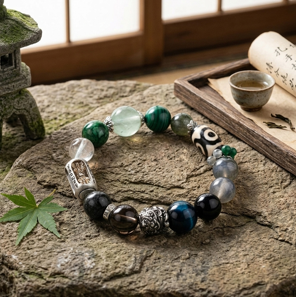 【赫本珠寶】五行啟運系列 · 無量木水五行手串 | 木生水｜路不斷｜慢而穩地放大 | 男女款,QueenDom,赫本珠寶,五行手串,木水五行,五行補運