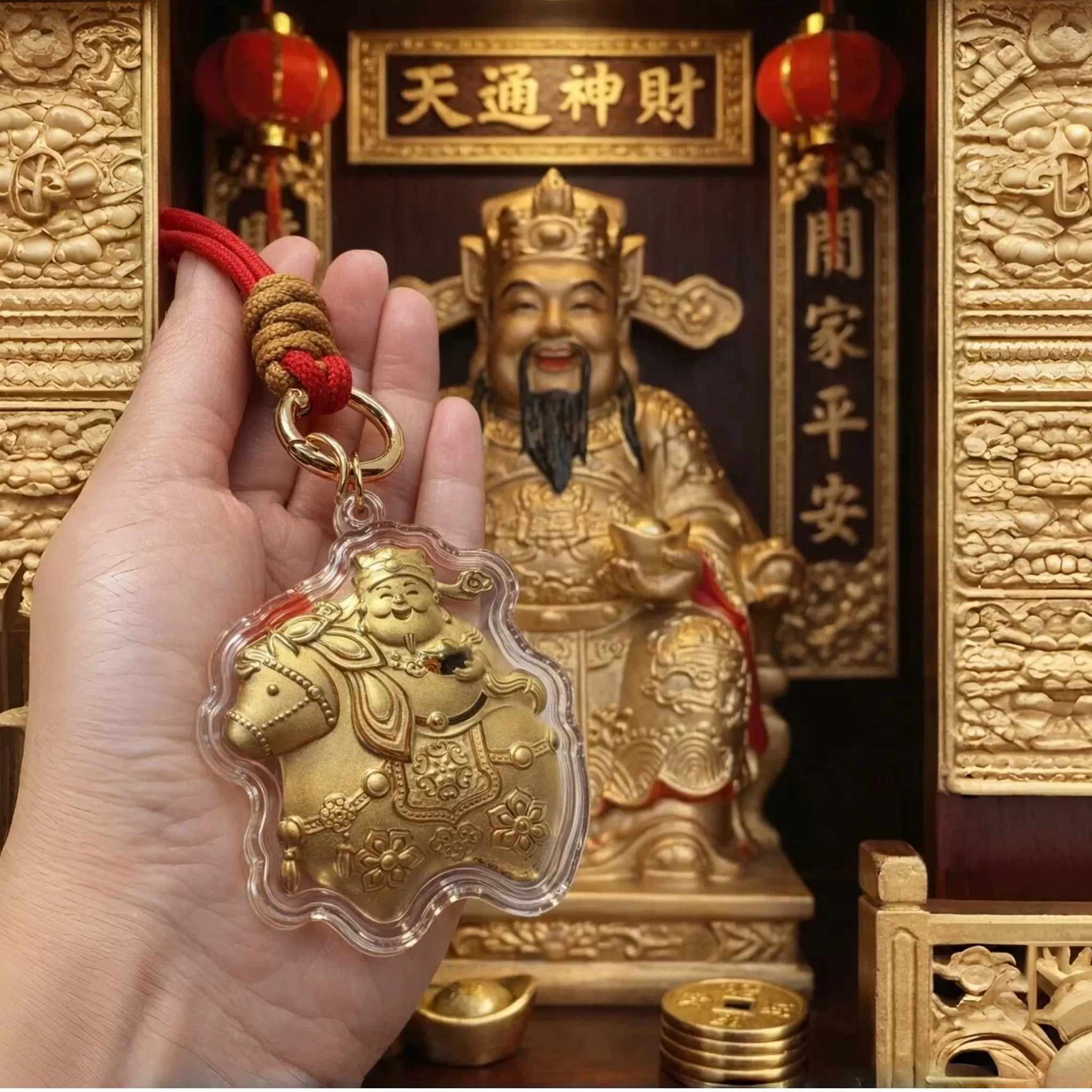 【蜜光珠寶】 財神含金掛飾 - 財神爺馬上來(含金量20mg) (原赫本珠寶),人氣黃金款|送禮必備,U61400001,【蜜光珠寶】財神含金掛飾-財神爺馬上來(含金量20mg)(原赫本珠寶),人氣黃金款|送禮必備,保佑、招財