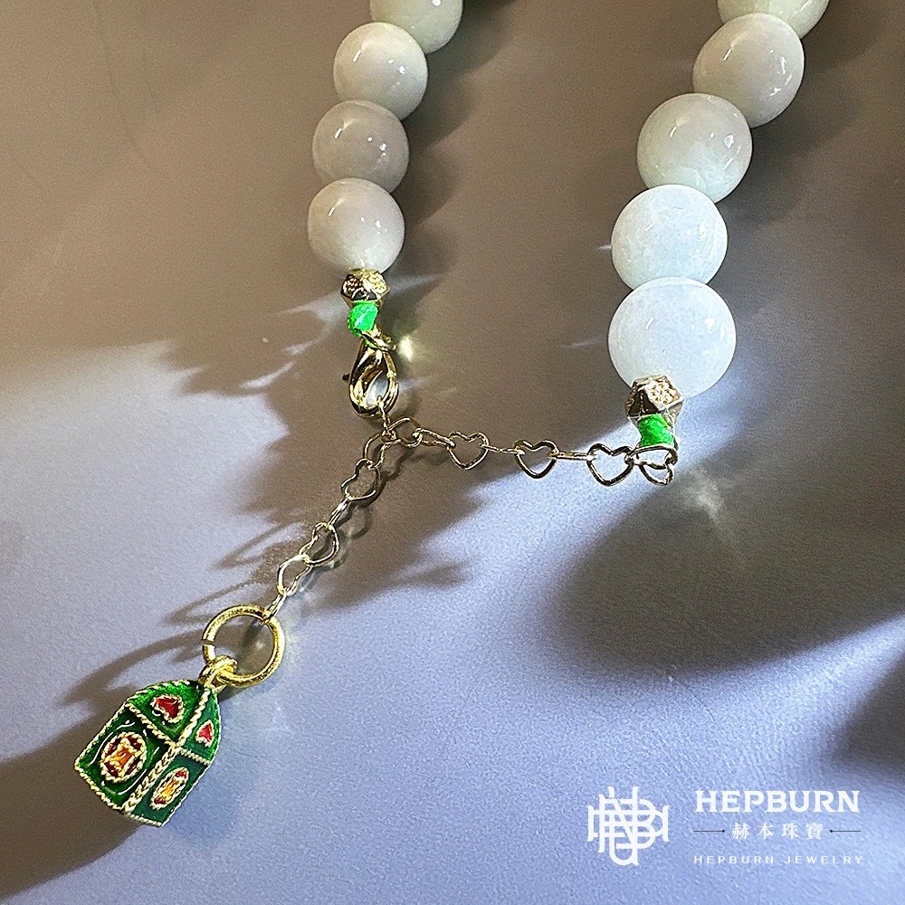 【赫本珠寶】翡翠大貔貅-黃翡項練毛衣練(長52cm),守護飾品,時尚飾品,文化珠寶,毛衣鍊,幸運飾品