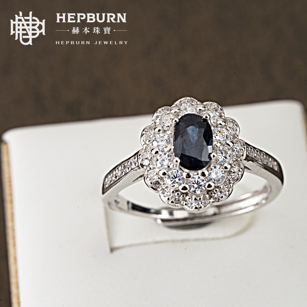 【赫本珠寶】設計款- 智境之核藍寶石活口戒指,能量戒指,珠寶首飾,洞察力,高貴氣質,靈活舒適