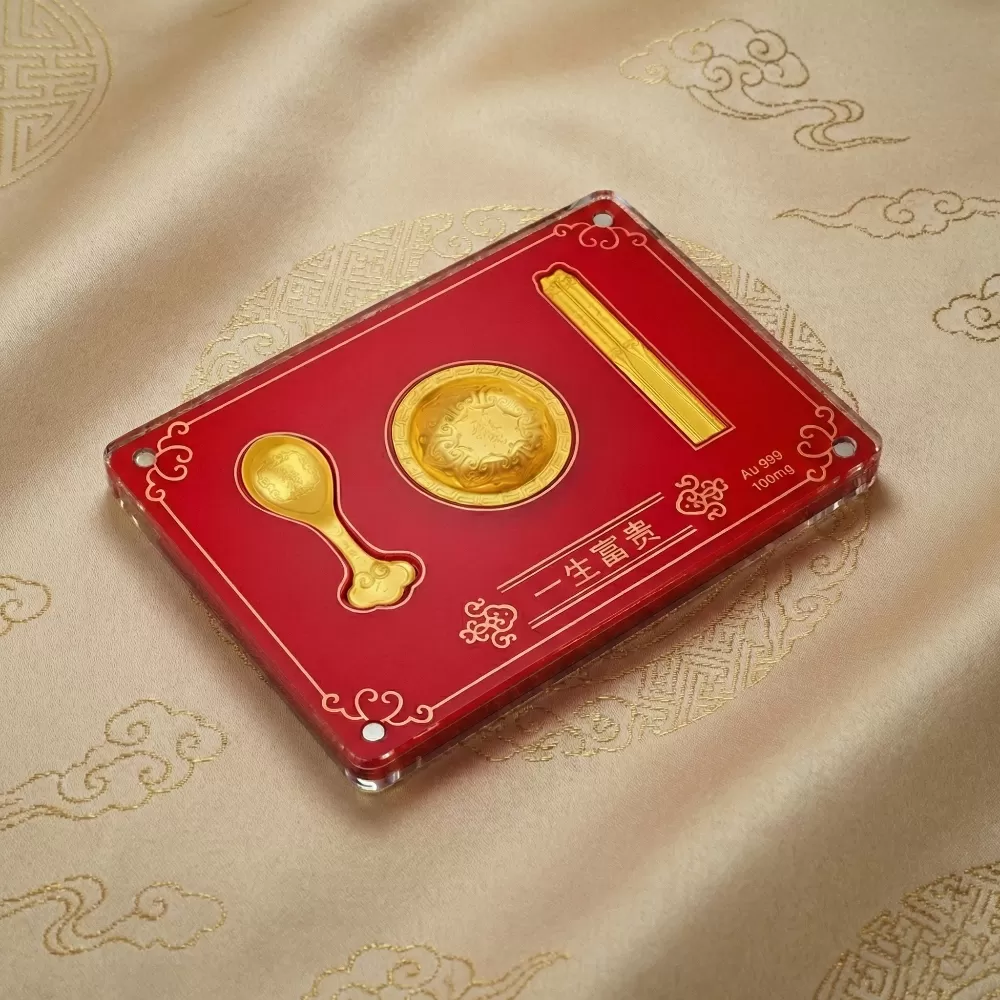 【赫本珠寶】黃金財神擺件 - 大富之家 · 鎮宅財位旗艦款（整套含金量100mg）,一生富貴·大富之家款,20260215-9-124,【赫本珠寶】黃金財神擺件-大富之家·鎮宅財位旗艦款（整套含金量100mg）,一生富貴·大富之家款,如魚得水