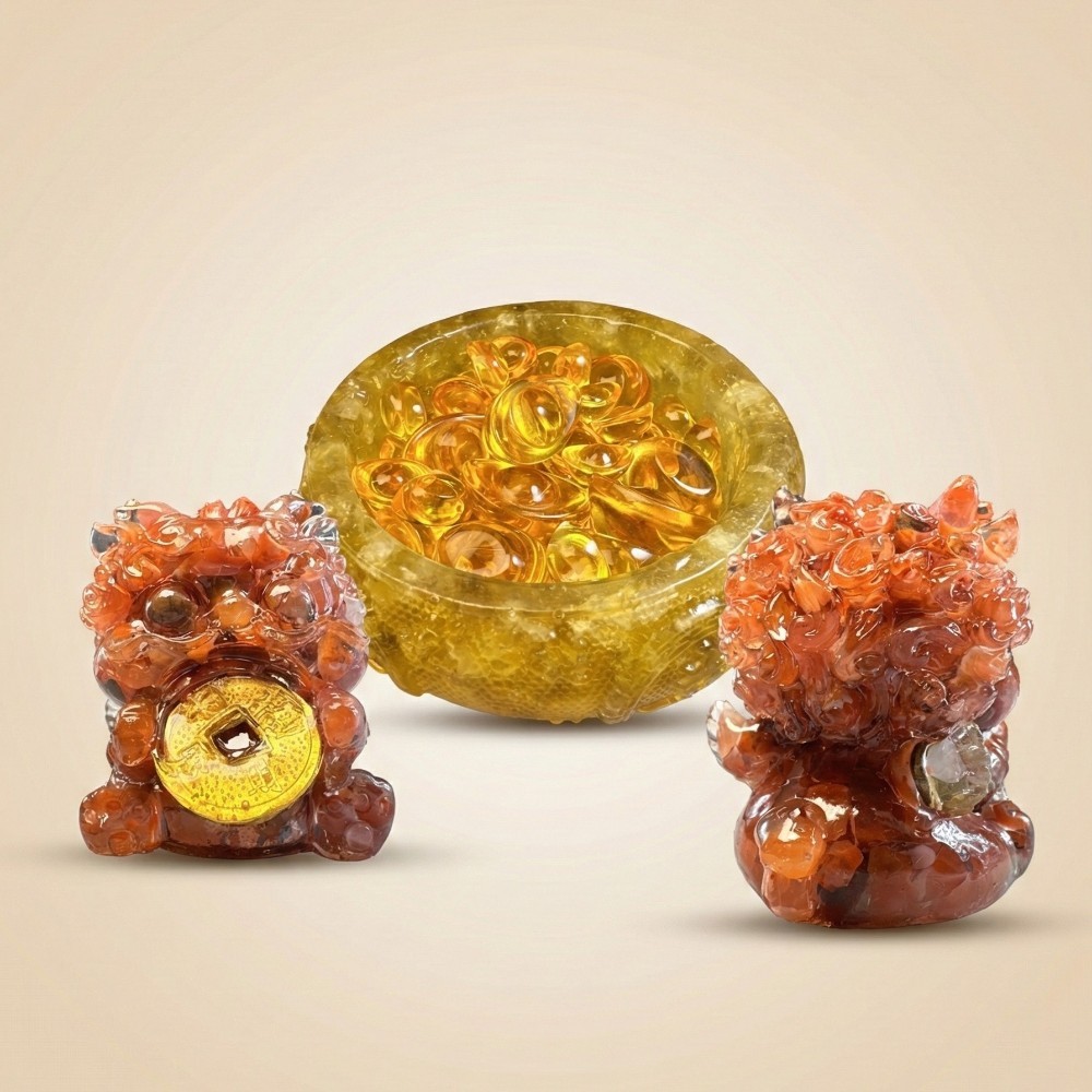 【赫本珠寶】吞金獸聚寶盆三件組｜南紅瑪瑙紅獸守庫 × 聚寶佈局擺設,吞財不漏・守庫成勢,20260303-OG89,【赫本珠寶】吞金獸聚寶盆三件組｜南紅瑪瑙紅獸守庫×聚寶佈局擺設,所有商品,赫本珠寶