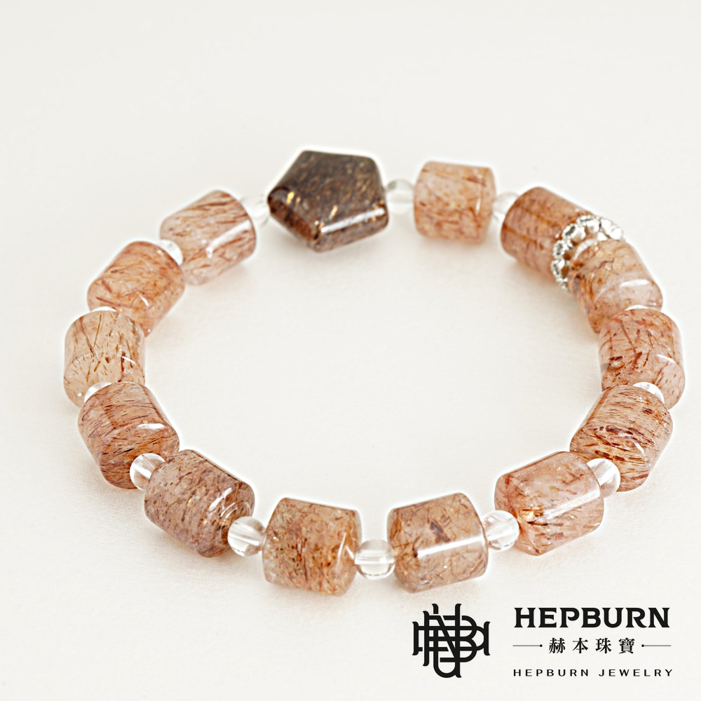 【赫本珠寶】黑金超五角星海星手鍊,低調奢華,海星設計,情緒平衡,事業運,磁場升級