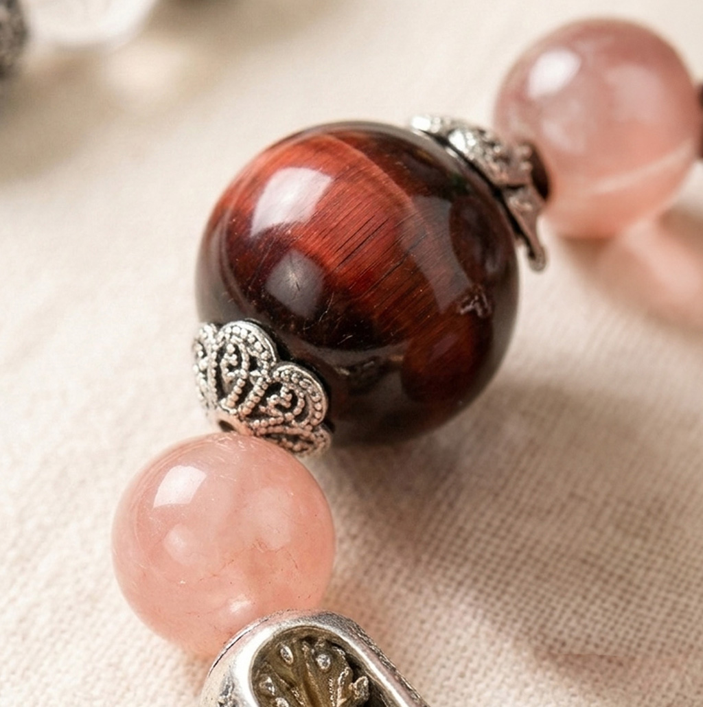 【赫本珠寶】五行啟運系列 · 無量火木五行手串｜火啟動｜木成長｜運勢循環不斷 | 男女款,QueenDom,赫本珠寶,五行手串,木水五行,五行補運