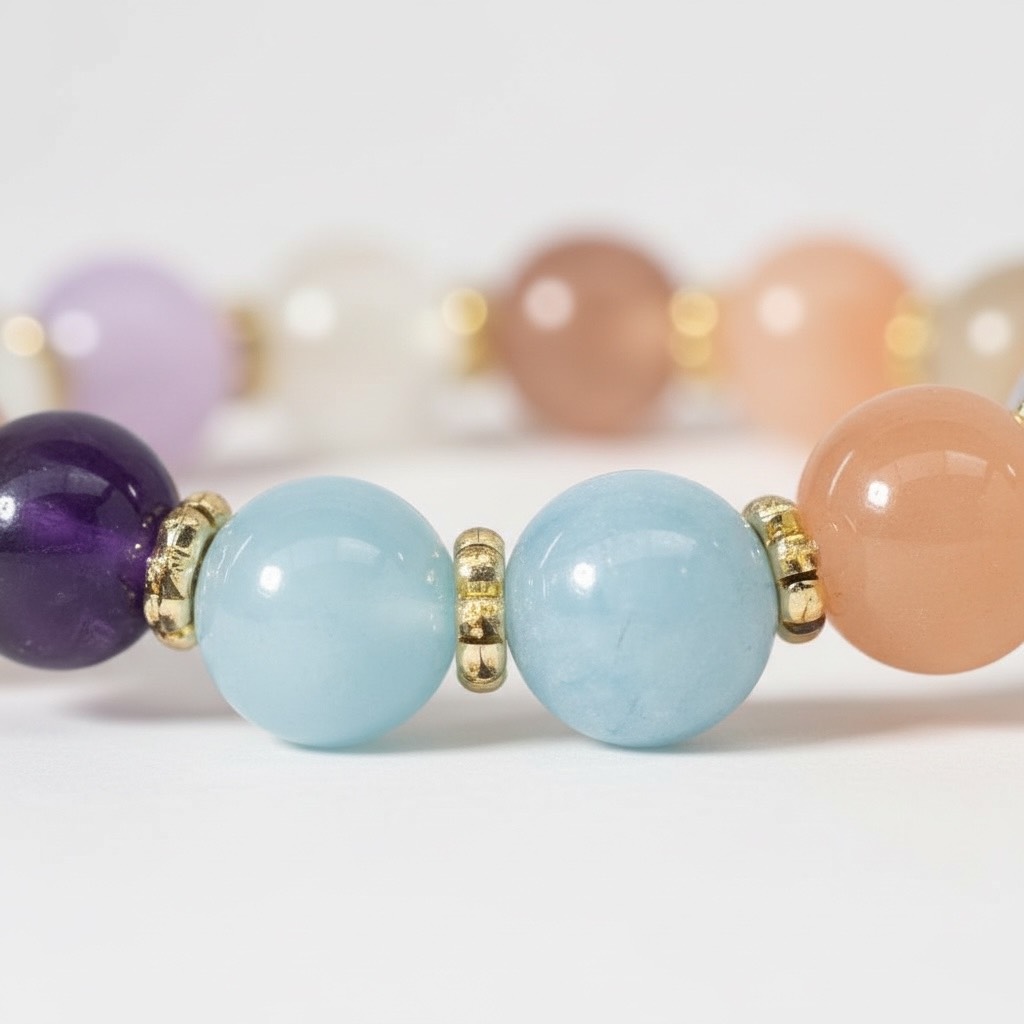 【赫本珠寶】設計款-萬事俱備多寶手鍊,質感飾品,招財避邪,水晶串珠,全方位運勢,天然石設計