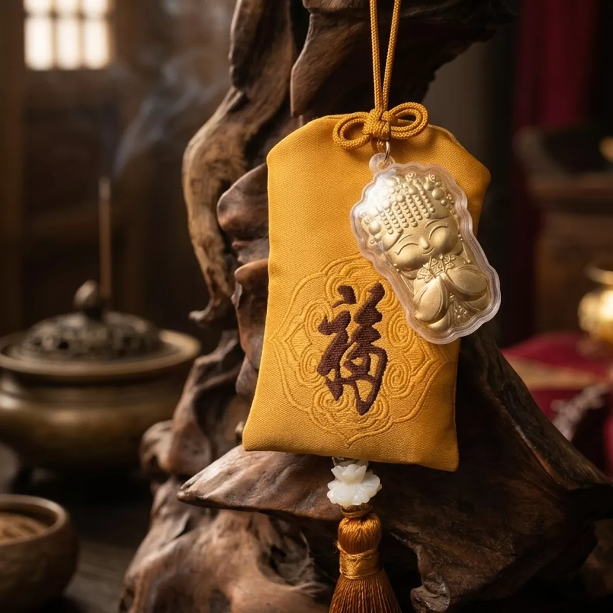 【蜜光珠寶】 Q版媽祖 含金 香包掛飾 (原赫本珠寶)