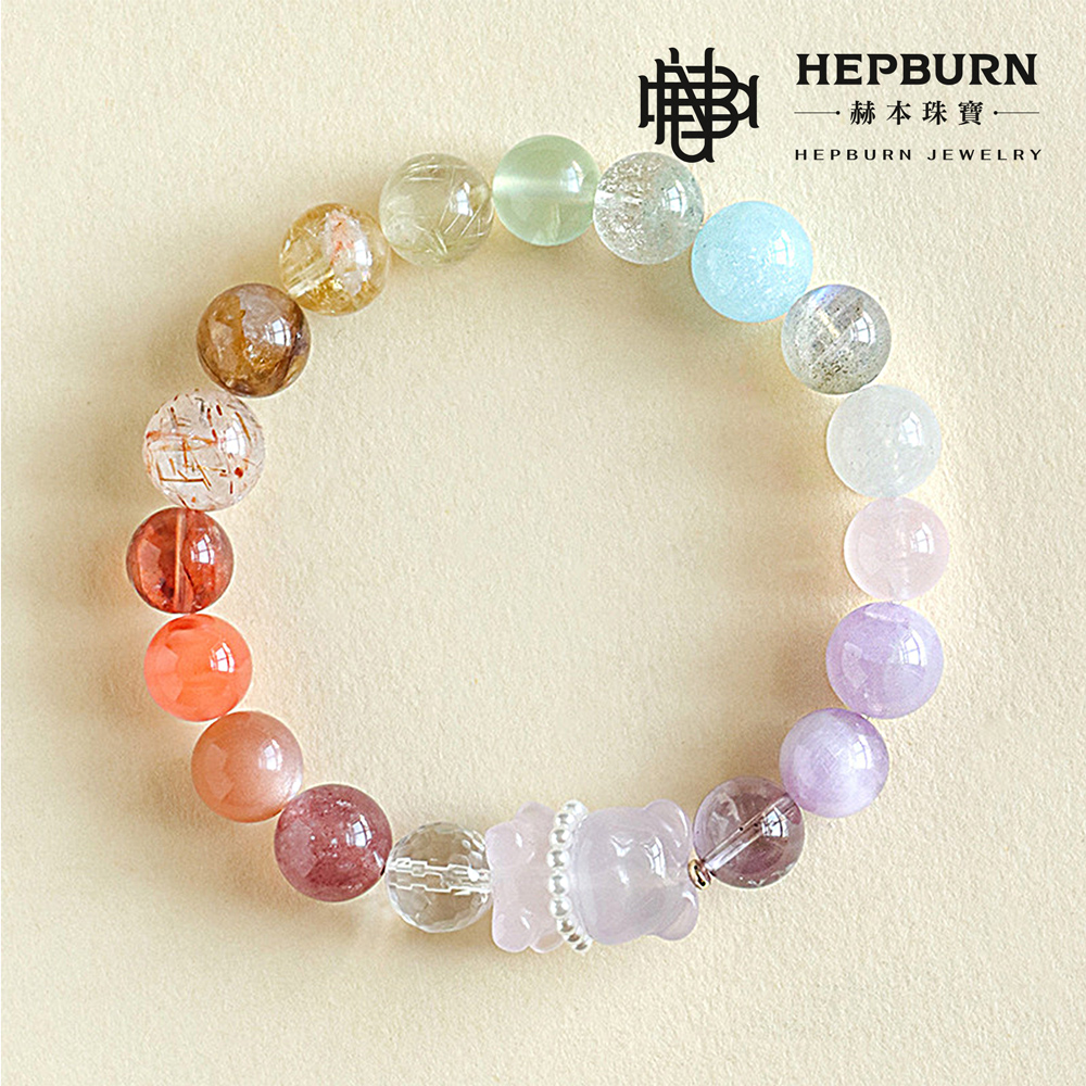 【赫本珠寶】設計款-馬粉小熊多寶水晶手鍊