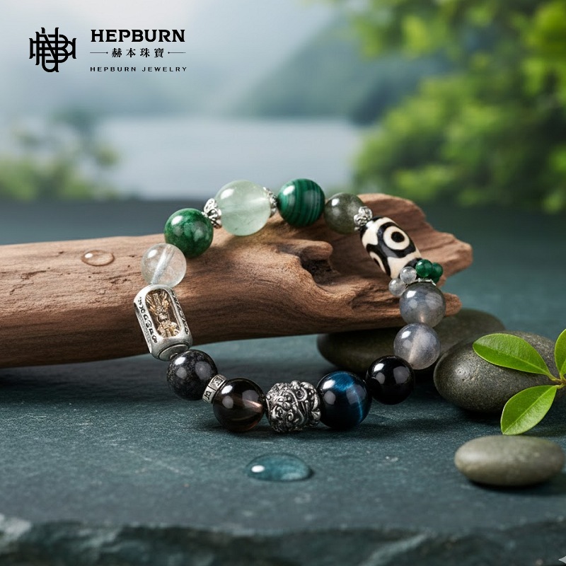 【赫本珠寶】五行啟運系列 · 無量木水五行手串 | 木生水｜路不斷｜慢而穩地放大 | 男女款