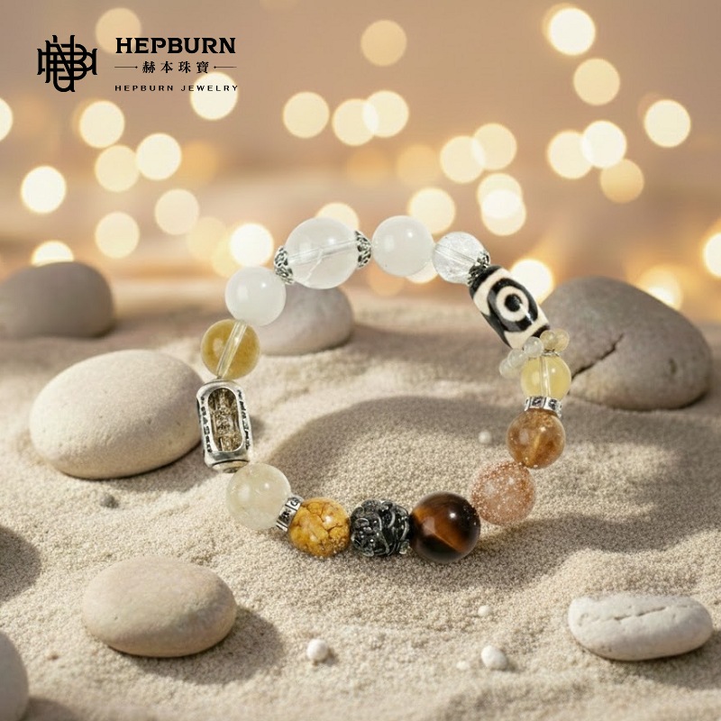 【赫本珠寶】五行啟運系列 · 無量金土五行手串 | 金守財｜土成庫｜先守後進 | 男女款