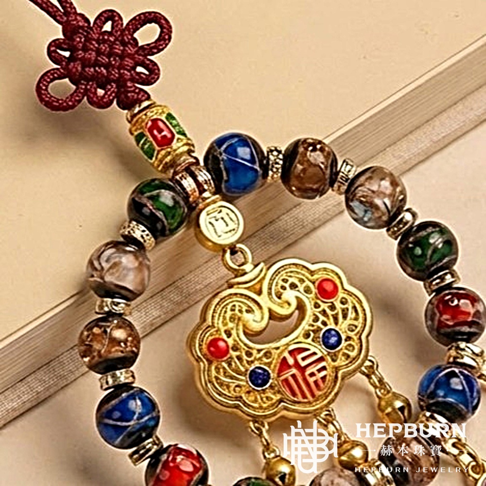 【赫本珠寶】閃閃五路財神多寶香灰琉璃