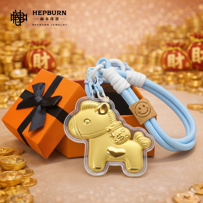 【赫本珠寶】馬上有錢 · 含金掛飾