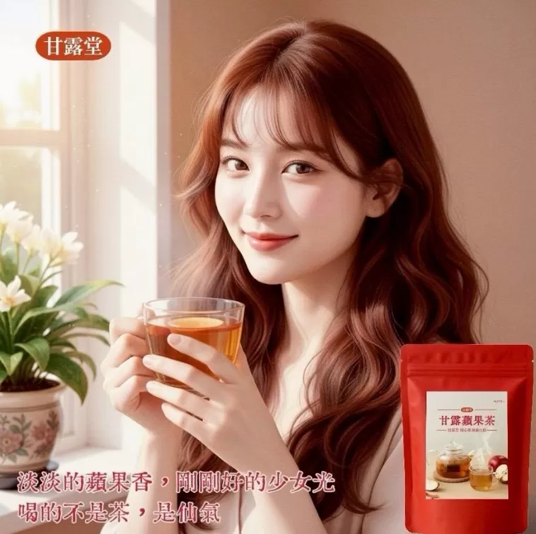 甘露堂・甘露蘋果茶4g*10入