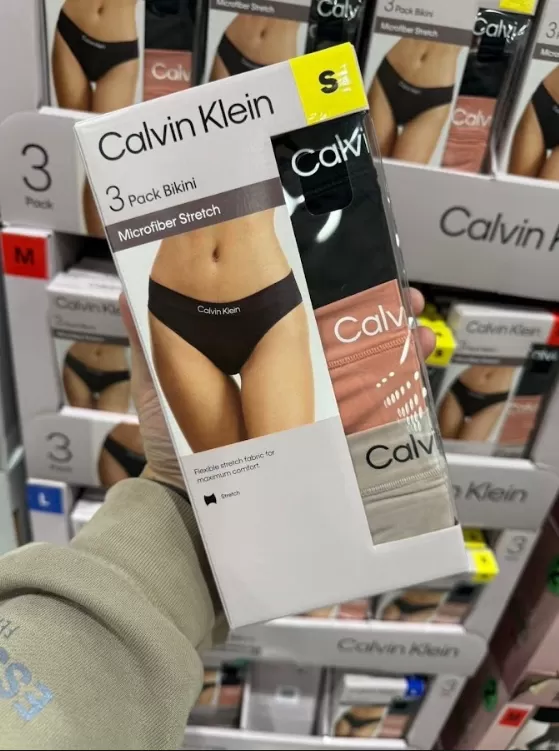 美國 Calvin Klein 女大人涼感微纖彈力內褲（3入組）