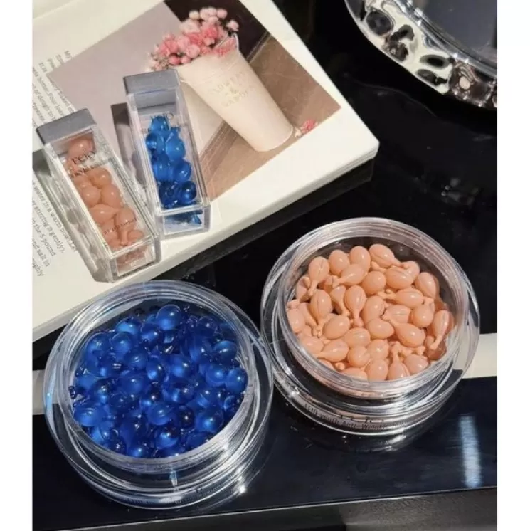 澳洲FEIO煥顏緊緻精華藍色膠囊 青春抗皺精華粉色膠囊 買大送小/一組70粒