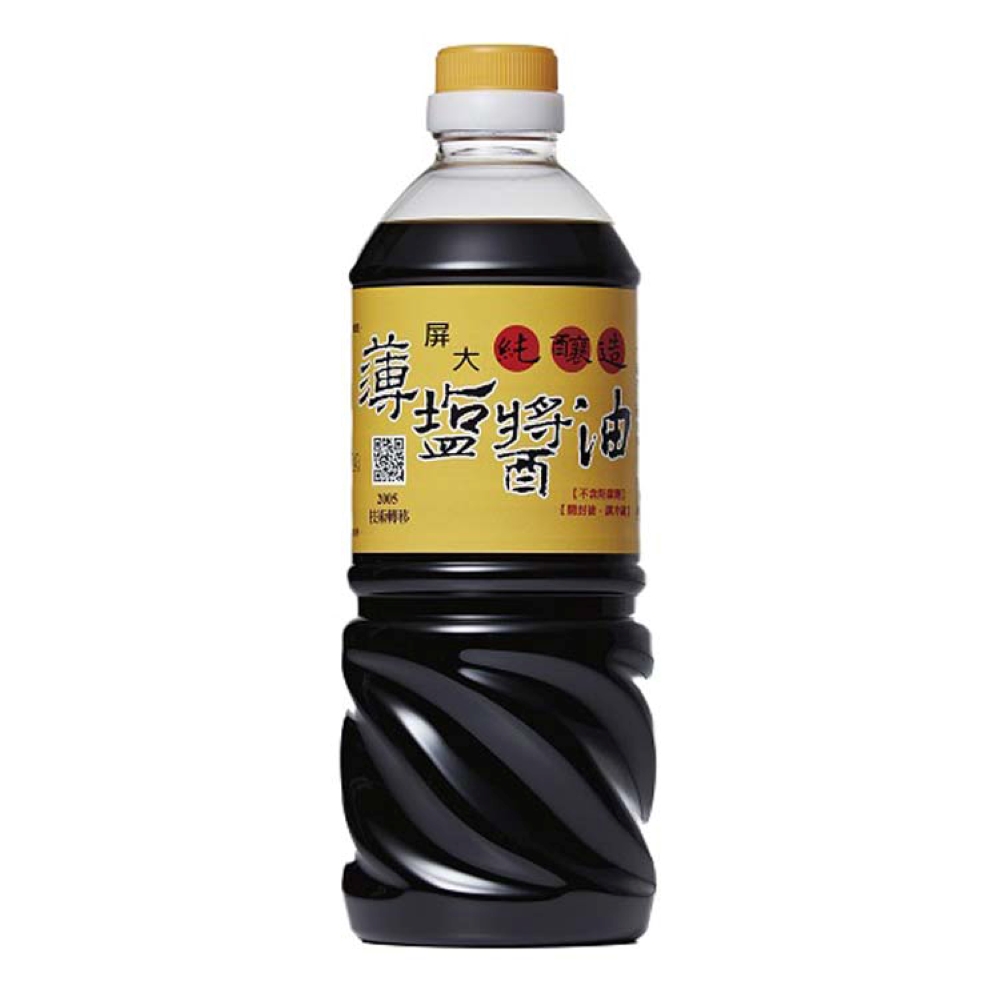 屏大薄鹽醬油710ml
