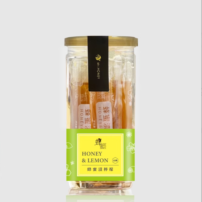 蜂蜜先生-蜂蜜漬檸檬隨身包(24gX10條) 兩入組