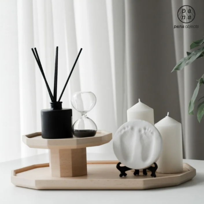 pana objects｜暖木雙層托盤組