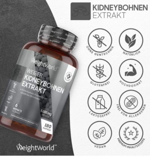 WeightWorld 白腎豆萃取膠囊180顆,U60400001,WeightWorld白腎豆萃取膠囊180顆,德國超熱賣,純素配方,所有商品