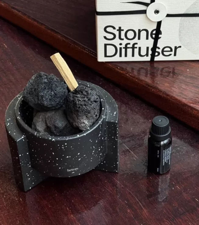 韓國Hetras 陶瓷火山石擴香套裝黑色#27 Vintage Wood,U60620010,韓國Hetras陶瓷火山石擴香套裝黑色#27VintageWood,高級香氣,所有商品,生活用品