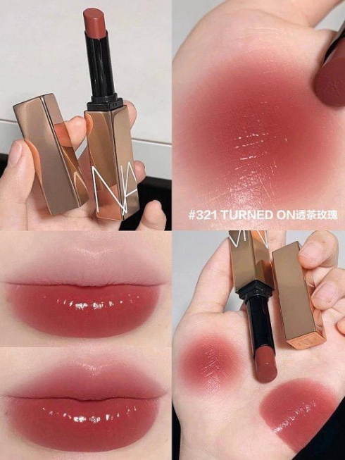 NARS 激情過後水光唇膏小金管 #321 TURNED ON 1.5g,U60760007,NARS激情過後水光唇膏小金管#321TURNEDON1.5g,小巧精緻,甜嫩誘人,所有商品