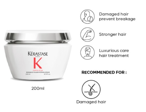 卡詩 KÉRASTASE 白鑽升肽重建髮膜 75ml,U60780005,卡詩KÉRASTASE白鑽升肽重建髮膜75ml,柔順,有光澤,所有商品