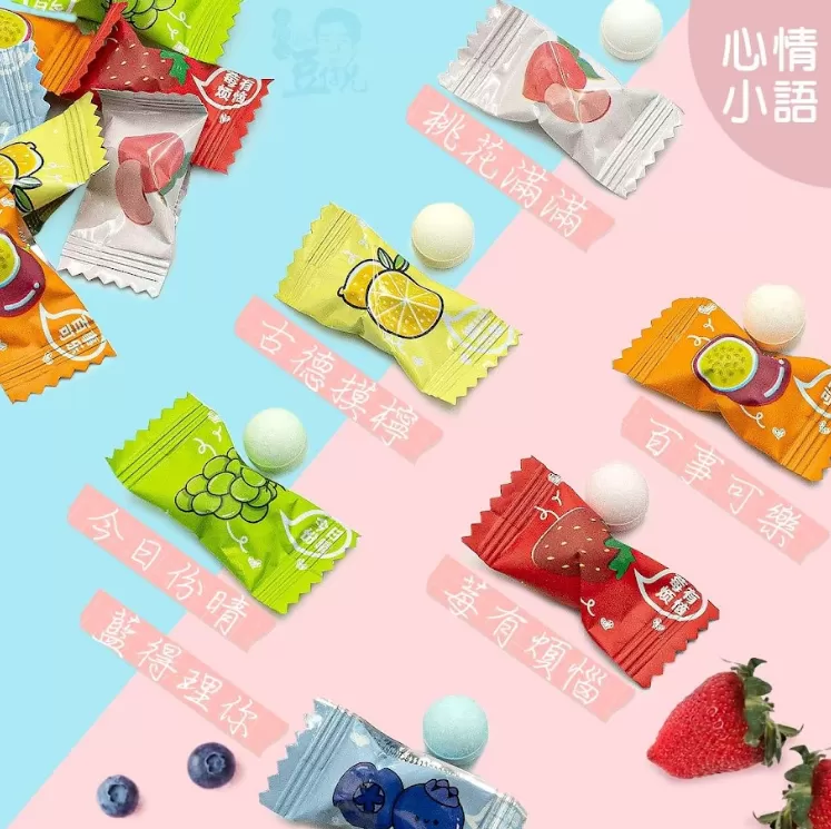 涼涼繽紛水果風味糖,U51860004,涼涼繽紛水果風味糖,口氣清新,提神醒腦,清涼入喉