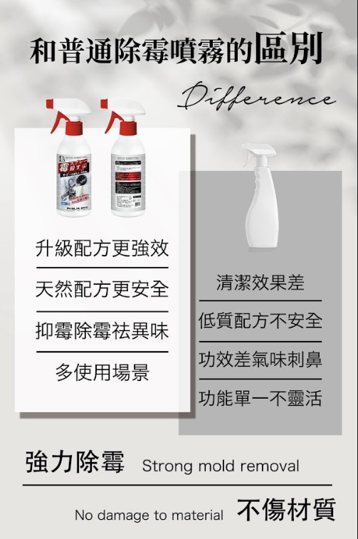 DS 強力快速除霉噴霧 500ml