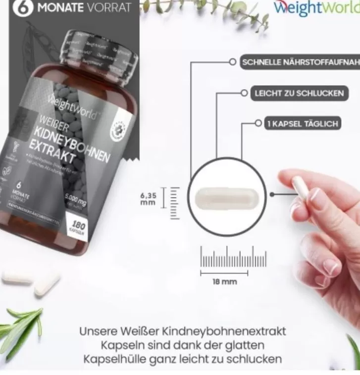 WeightWorld 白腎豆萃取膠囊180顆 （6個月）,U60300002,WeightWorld白腎豆萃取膠囊180顆（6個月）,純素配方,身體輕鬆,所有商品