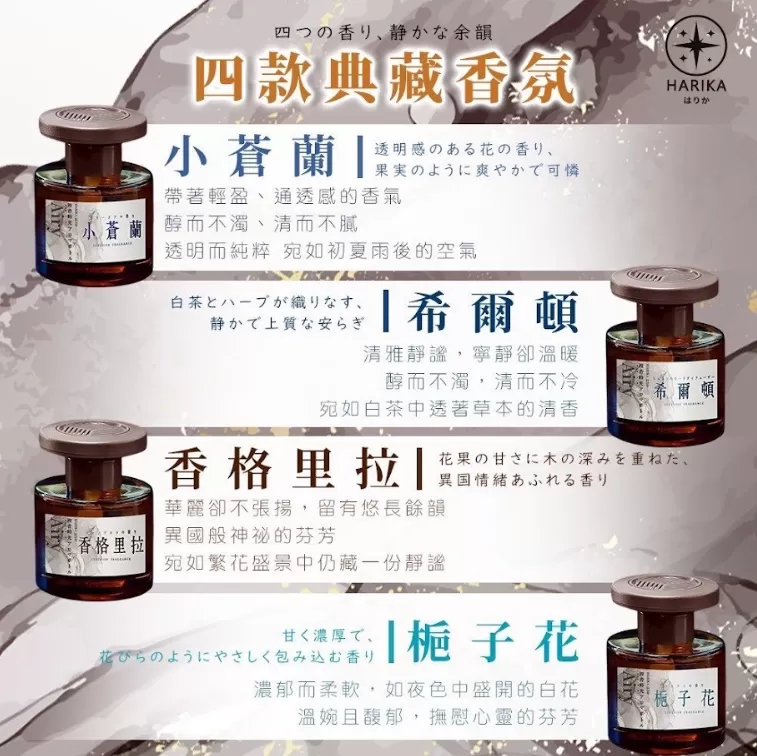 HARIKA はりか 國際酒店專屬Airy漫香時光香薰瓶,U60300005,HARIKAはりか國際酒店專屬Airy漫香時光香薰瓶,高級香氛,清新透明,所有商品