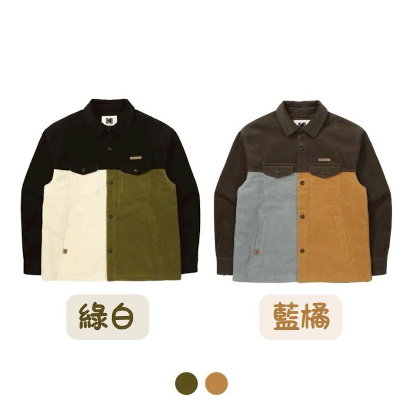 韓國 KODAK柯達｜韓星金惠奫同款 Brownie撞色鋪棉襯衫外套 - 2色,U60580002,韓國KODAK柯達｜韓星金惠奫同款Brownie撞色鋪棉襯衫外套-2色,超有品味,輕鬆駕馭,所有商品