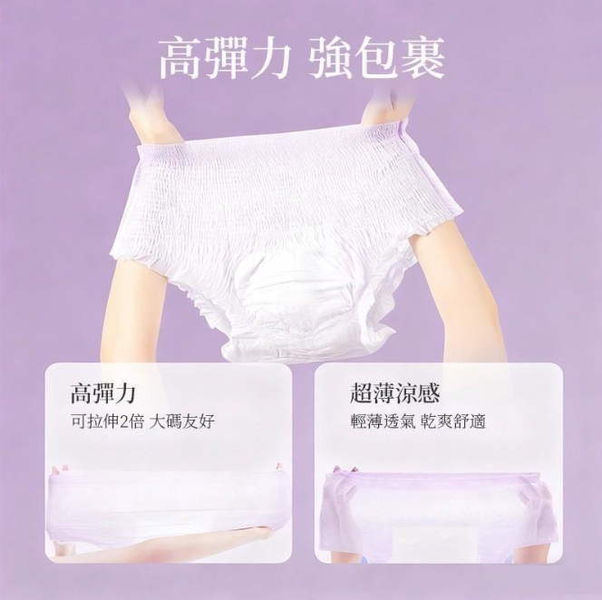 獨角獸超薄涼感安心褲3入/包*2包