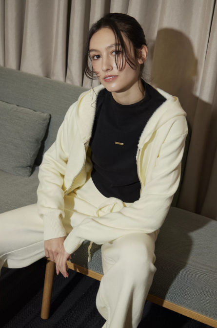 【907X】小立領莫黛爾磨毛上衣
