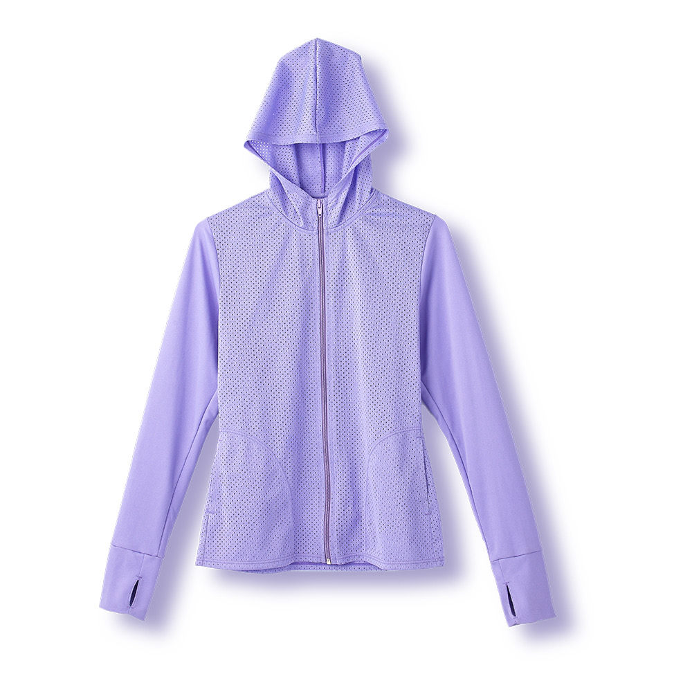 高透氣抗UV防曬外套,紫