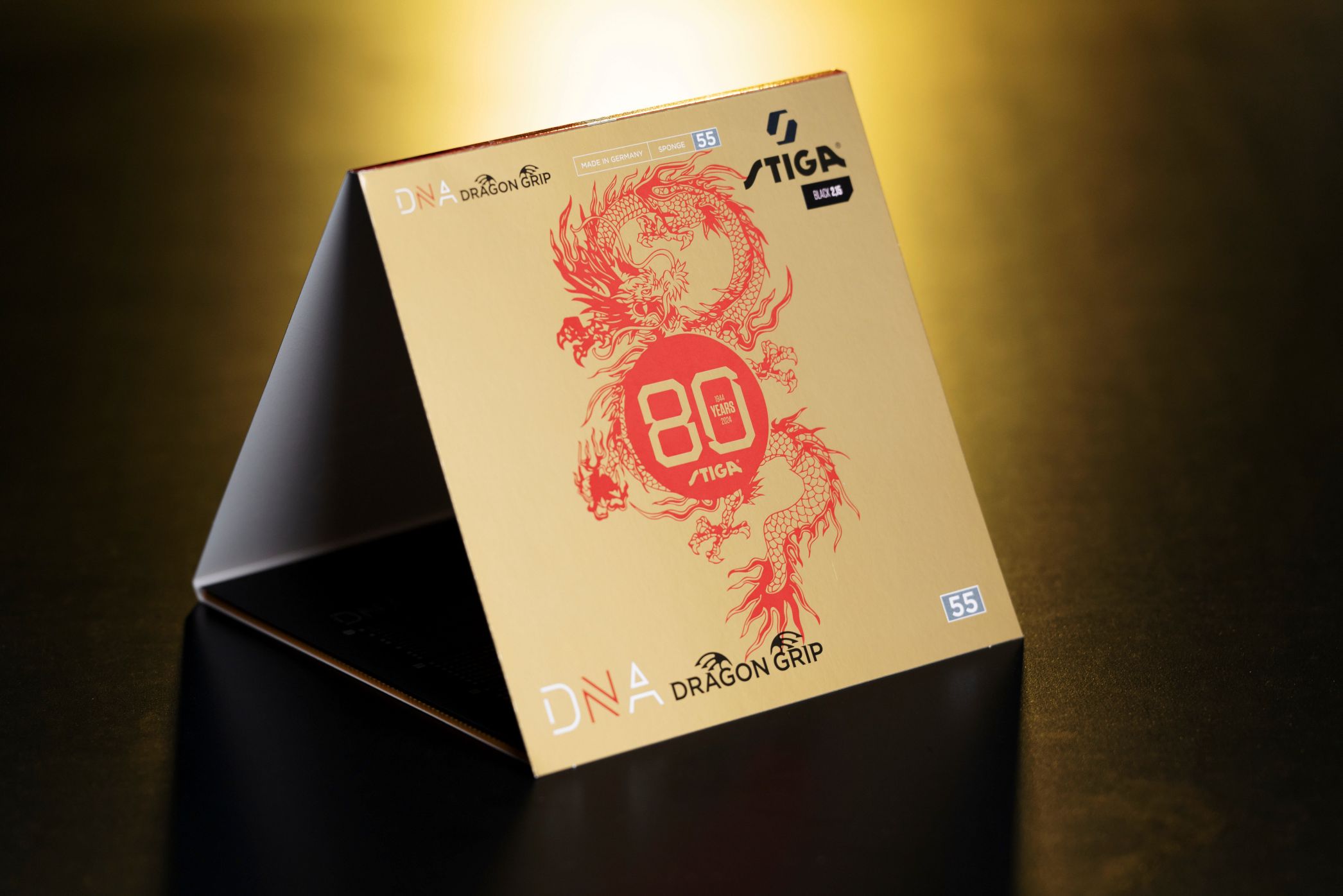STIGA DNA Dragon grip 赤龍 80周年限定款桌球膠皮