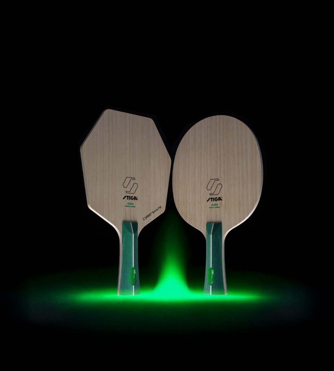 STIGA Aura Hybrid Carbon  奧拉混碳,U53510001,STIGAAuraHybridCarbon奧拉混碳,進攻型,控制44,速度146