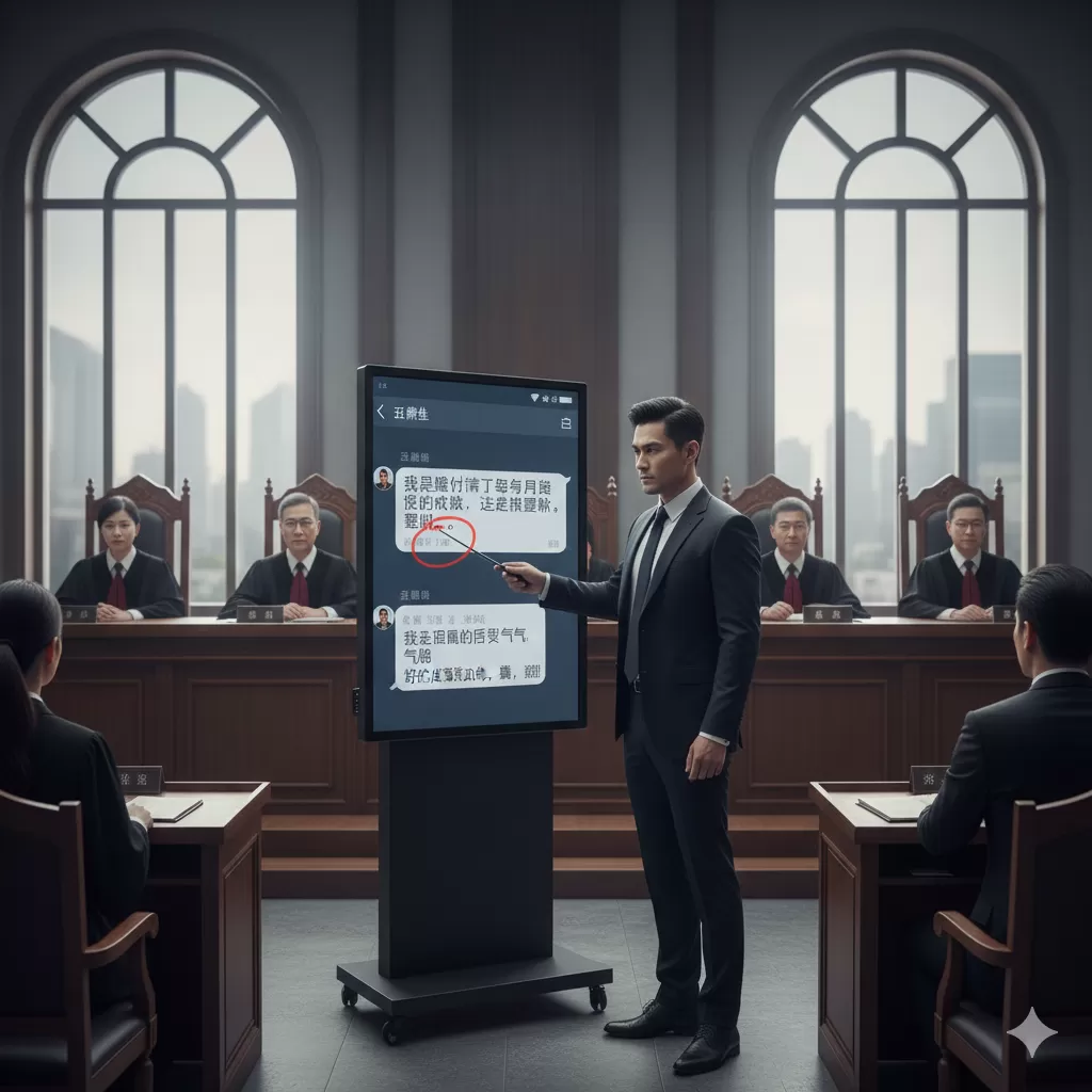  聊天紀錄能當證據嗎？