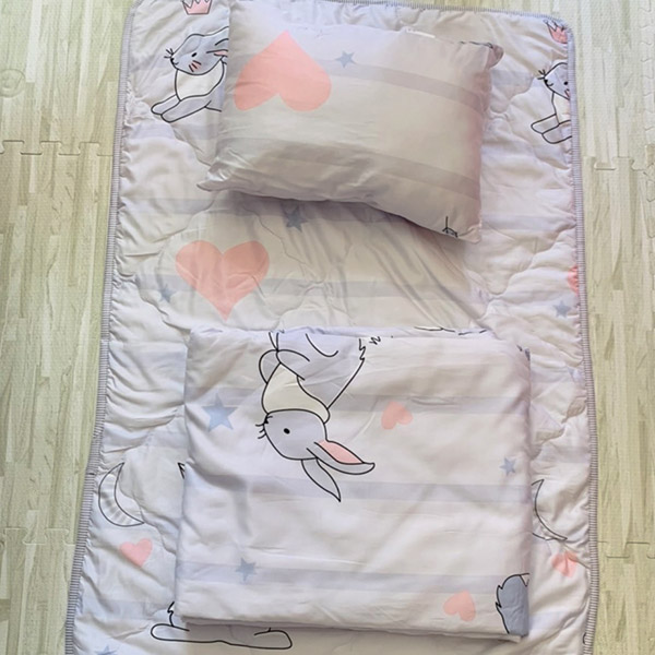 萊塞爾天絲兒童睡墊三件組-可可兔