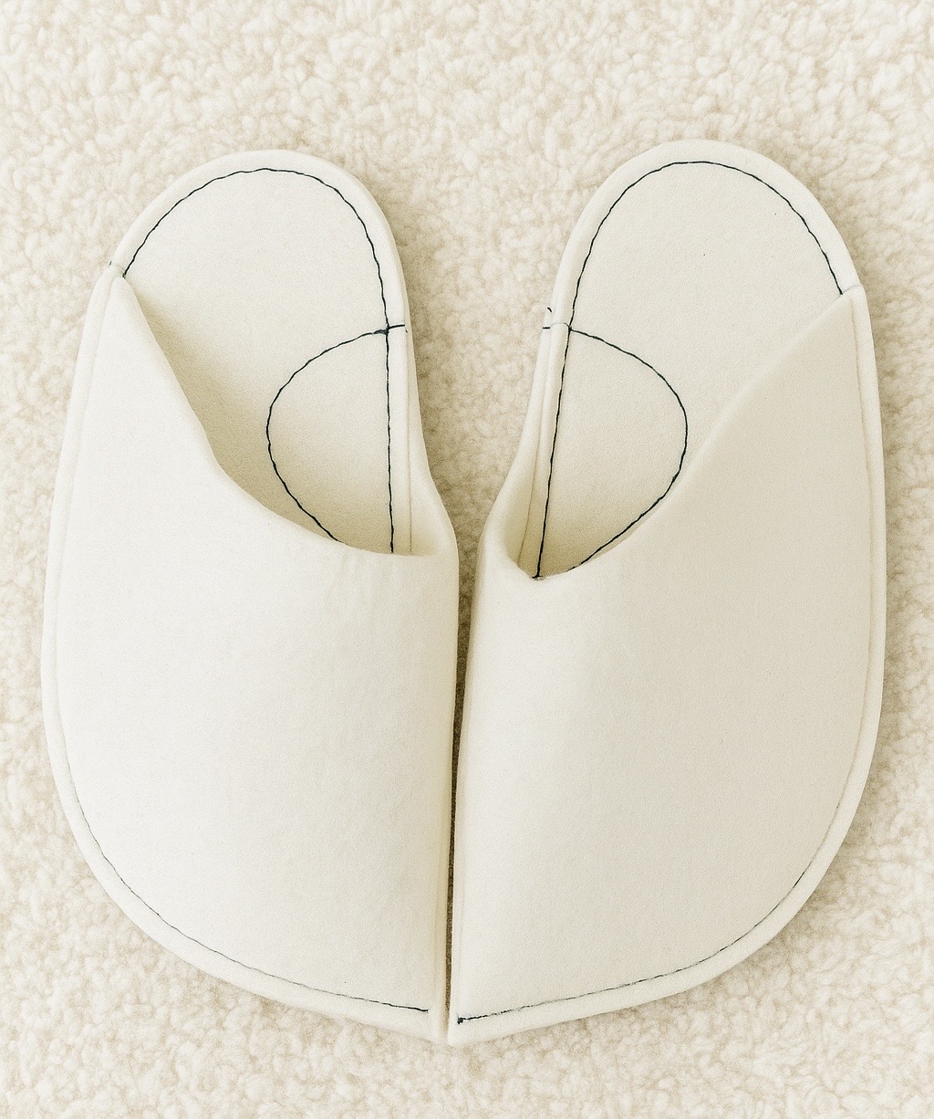 幸運擲筊厚素喜灣灣環保拖鞋(零塑可降解拖鞋造型款)