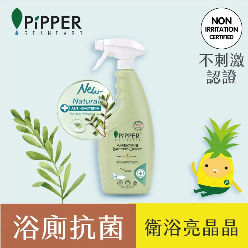 PiPPER鳳梨酵素抗菌浴廁清潔劑(茶樹)400ml